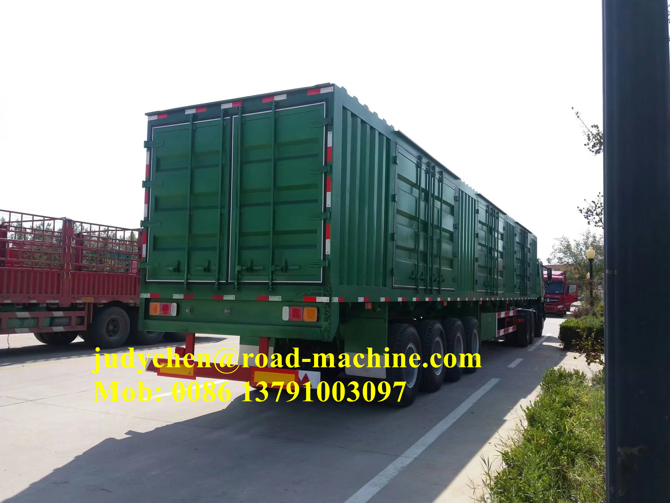 treler semi kargo van van cargo semi trailer