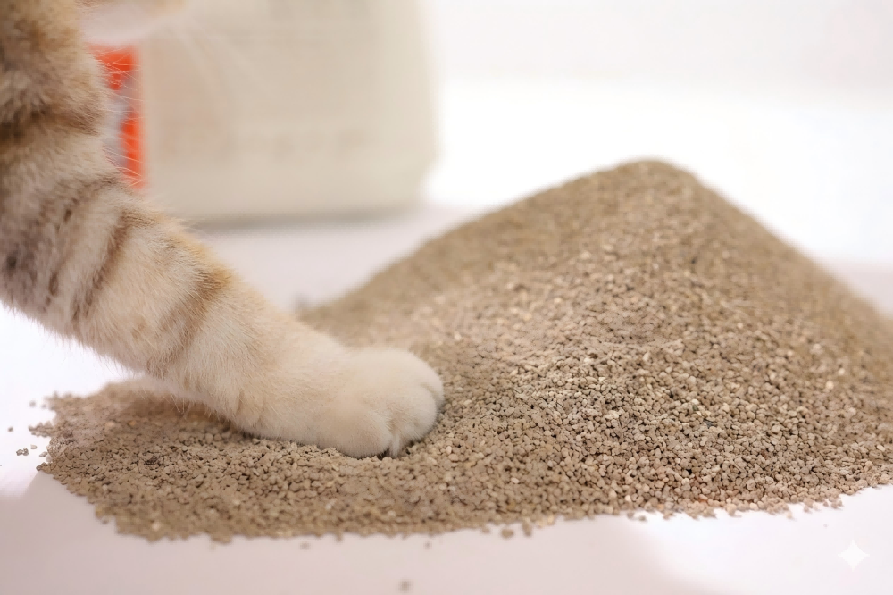 1.5mm Aloe Vera Scented Activated Charcoal Bentonite Cat Litter 1.5mm Aloe Vera Scented Activated Charcoal Bentonite Cat Litter