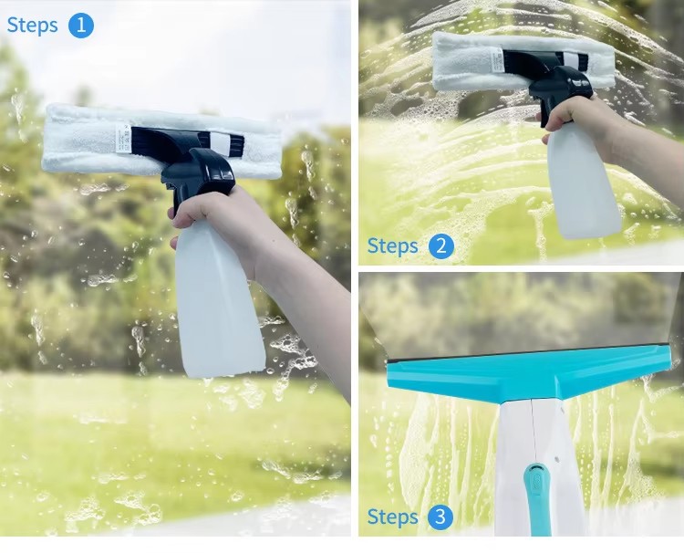 Handheld Window Cleaner Available in Multiple Simple Color Schemes Handheld Window Cleaner Available in Multiple Simple Color Schemes