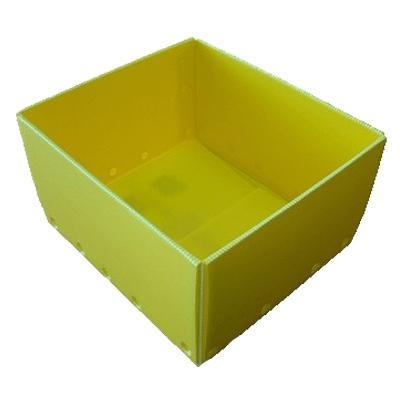 للطي مربع من البلاستيك المموج Folding corrugated plastic box