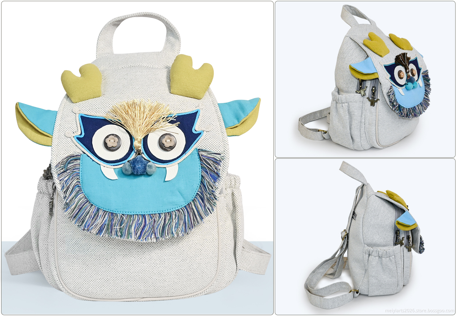 Patchwork Canvas Daypack Patchwork Canvas Daypack