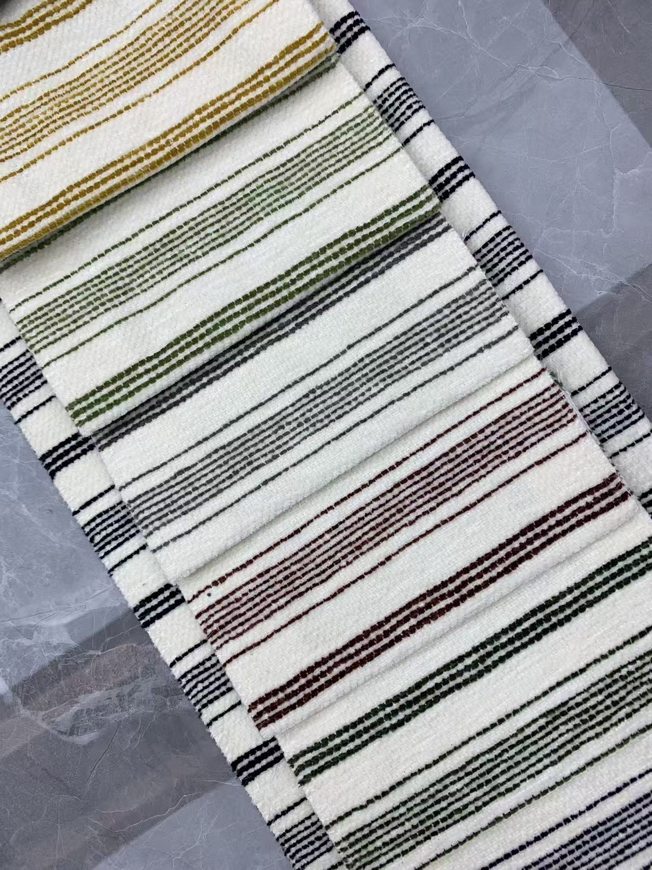 Striped Chenille Fabric for Sofa Striped Chenille Fabric for Sofa