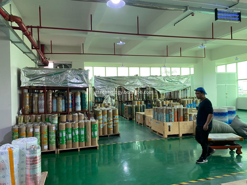Raw Material Stacking Area Raw Material Stacking Area