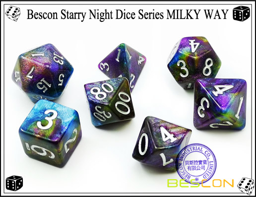 Starry Night Dice-8 Starry Night Dice-8