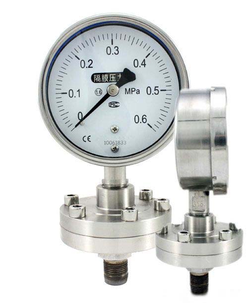 Diaphragm pressure gauge Diaphragm pressure gauge