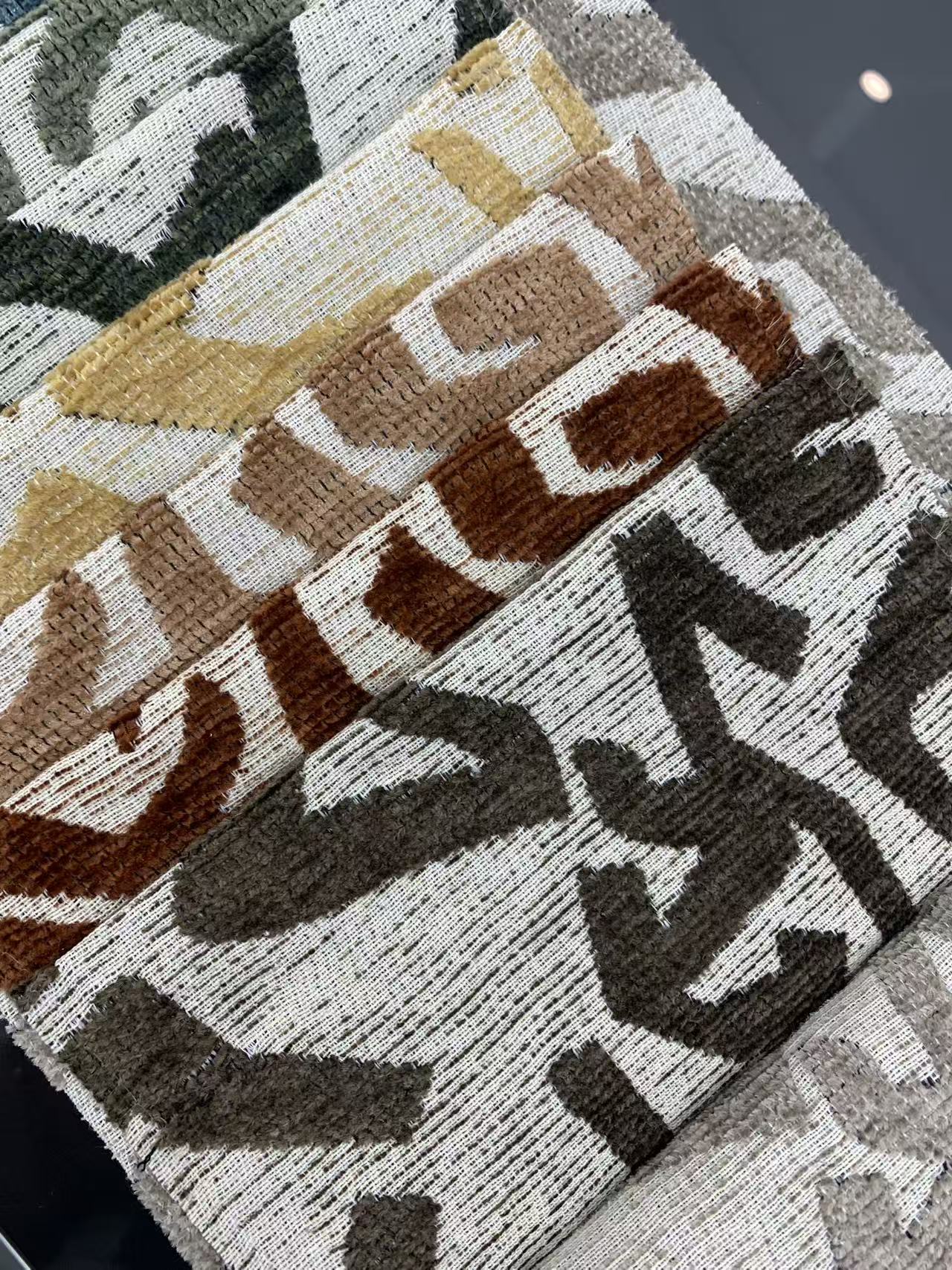 Jacquard Chenille Fabric Jacquard Chenille Fabric