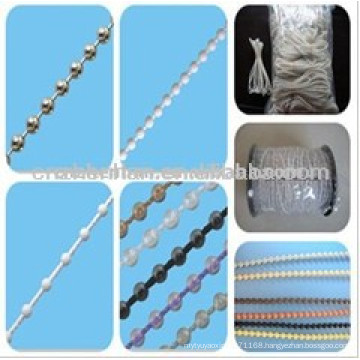 Roller Blinds Plastic Ball Chain 4 5 6mm Thick Bead Ball Chain Roller Shade Chain Roller Blind Components China Manufacturer