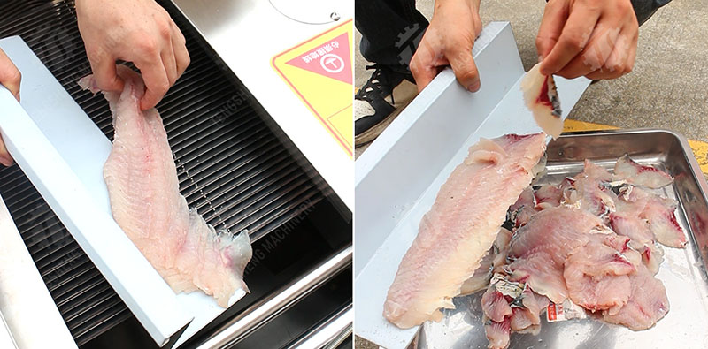 Commercial fish filleting machine Commercial fish filleting machine