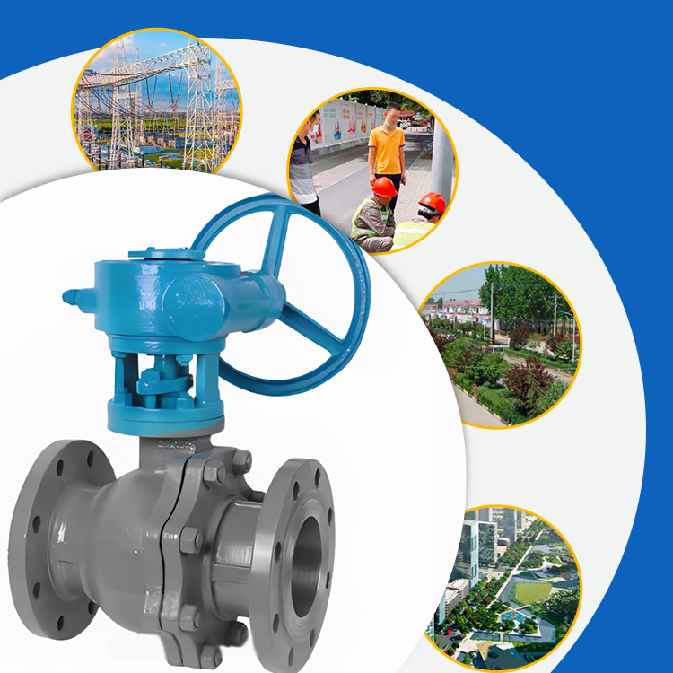 Flange Turbine Ball Valve Flange Turbine Ball Valve