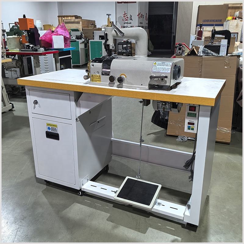 DL-7506B Multifunction Round Knife Skiving Machine Leather Skiver Shoe Making Machine for Leather Craft (2) DL-7506B Multifunction Round Knife Skiving Machine Leather Skiver Shoe Making Machine for Leather Craft (2)
