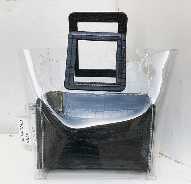 명확한 PVC 핸드백 Clear Pvc Handbag