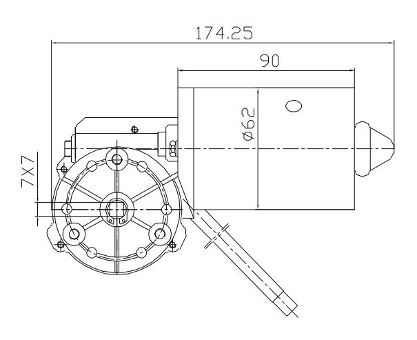 ZDM1531 brushed dc gear motor/ 12v with SKF or NMB ball bearing for door openers