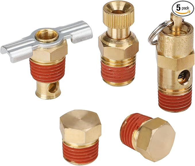 5-piece set of 14-inch rotary vent valves 5-piece set of 14-inch rotary vent valves