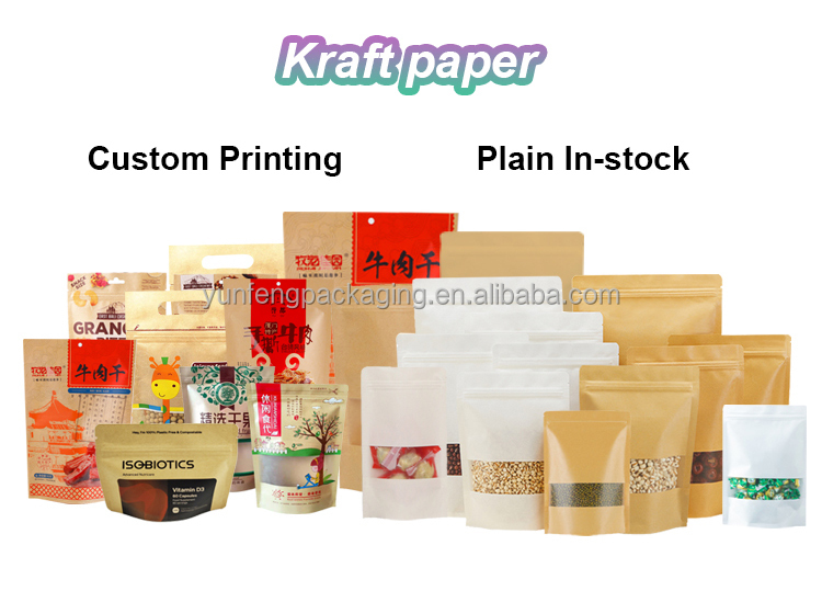 Custom Printed Plastic Flexible Food Packaging Bag Bolsa Standup Doy Pack Ziplock Stand Up Pouch Bags Custom Printed Plastic Flexible Food Packaging Bag Bolsa Standup Doy Pack Ziplock Stand Up Pouch Bags