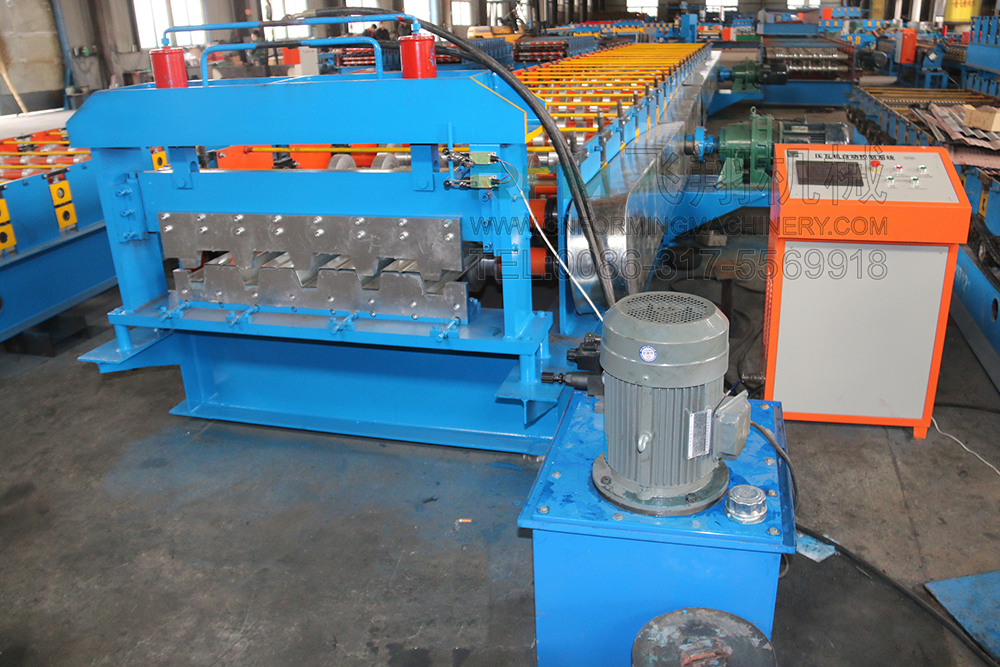 floor deck steel decking board floor production machine