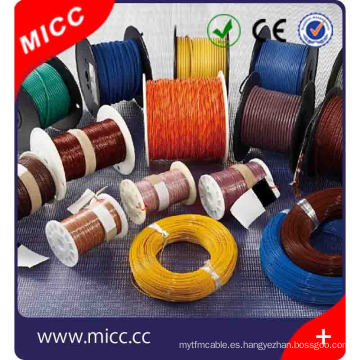 China Cable Termopar De Alta Temperatura Tipo K Aislado Con Fibra De Vidrio Y Con Codigo Ansi Fabricantes