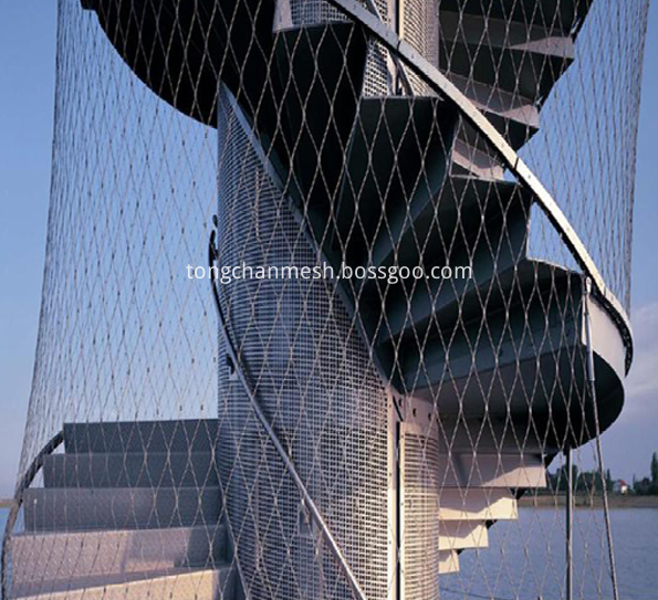 Recinzione in corda di acciaio inossidabile Stainless Steel Rope Fencing