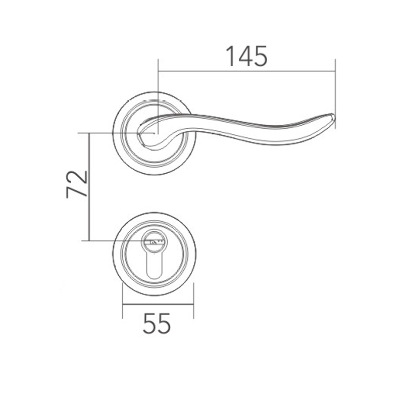 European classical split lock European classical split lock