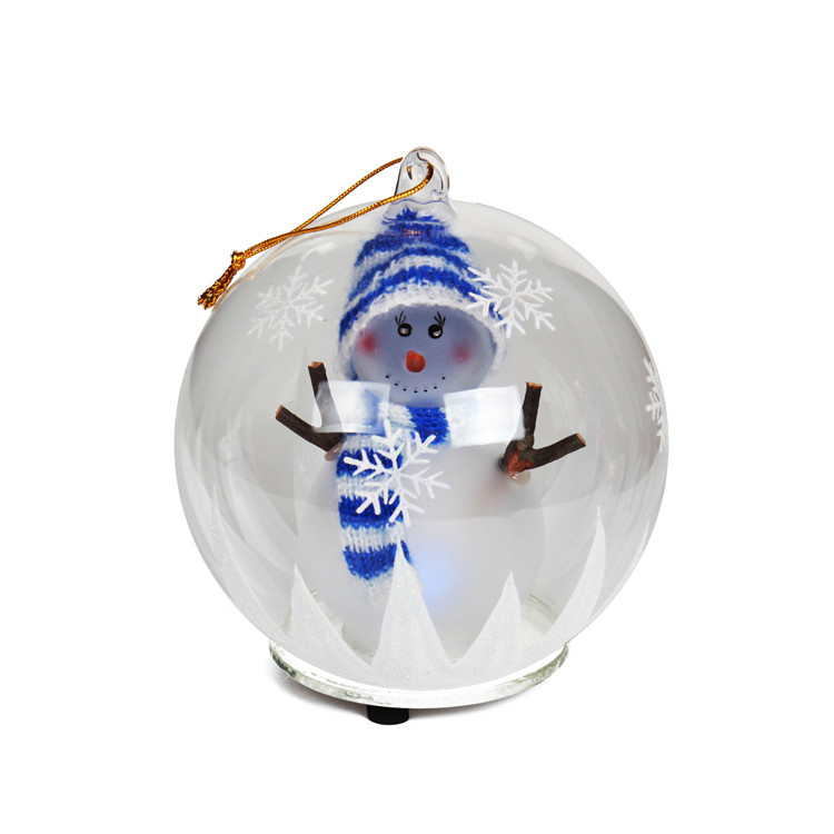 glass ball with angel