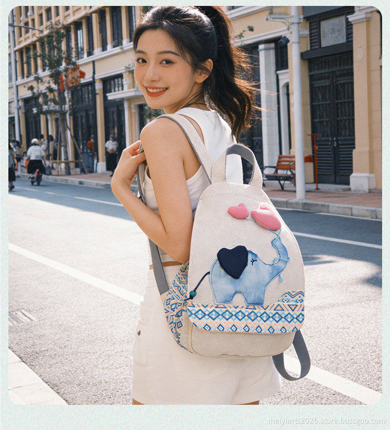 Linen Backpack Linen Backpack