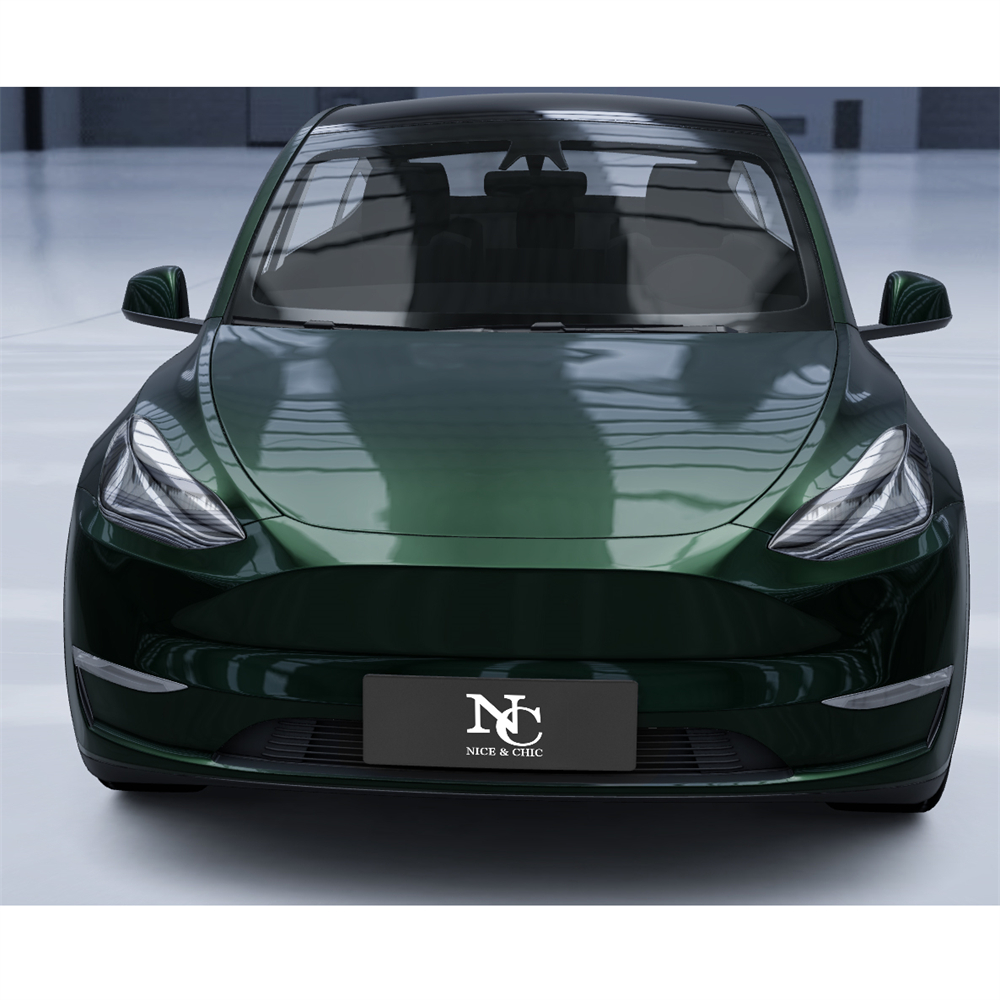 Liquid Metal Deep Green Car Wrapping Liquid Metal Deep Green Car Wrapping