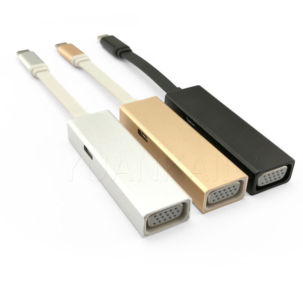 USB C to HUB VGA Port 