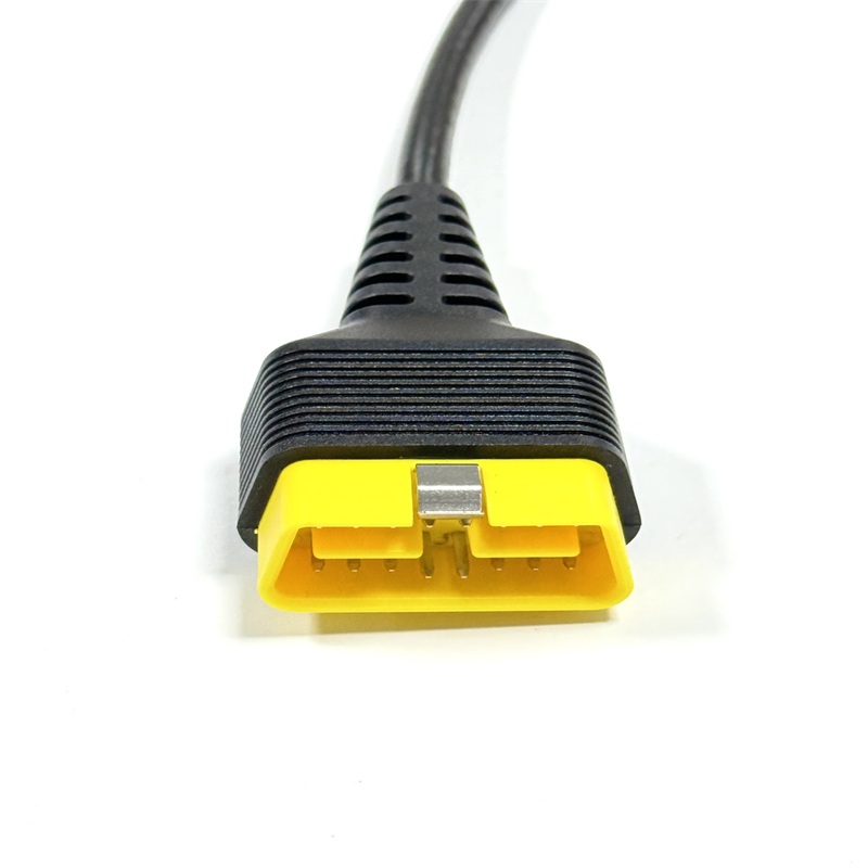 OBDII 16Pin Male to Male Diagnostic Extension Cable, 1020mm Yellow Connector OBDII 16Pin Male to Male Diagnostic Extension Cable, 1020mm Yellow Connector