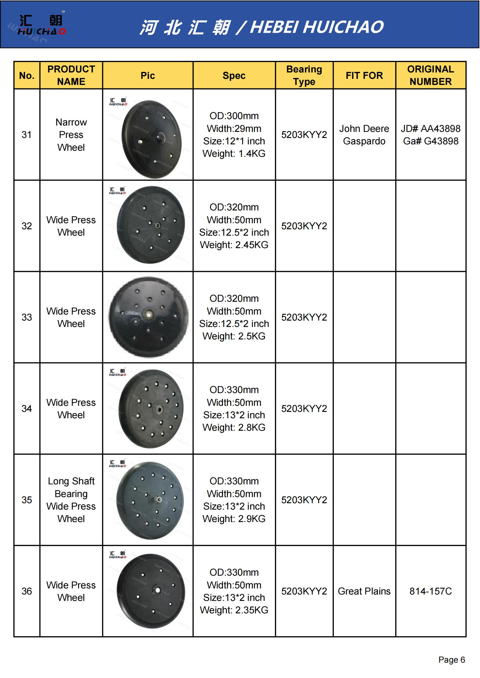 HUICHAO WHEEL'S CATALOG 2024_06 HUICHAO WHEEL'S CATALOG 2024_06