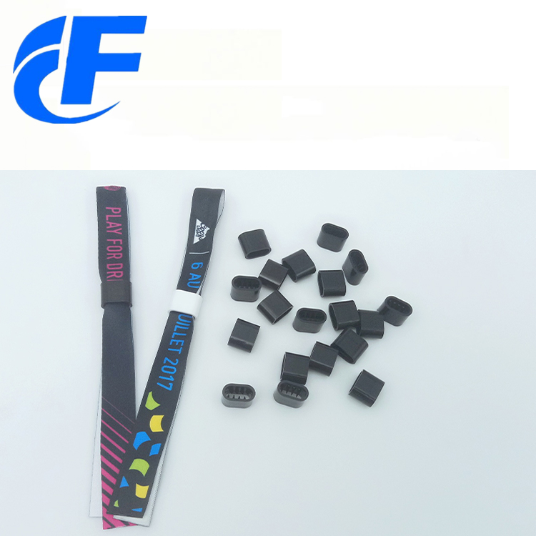 One way plastic snap closure wristband lock China Manufacturer