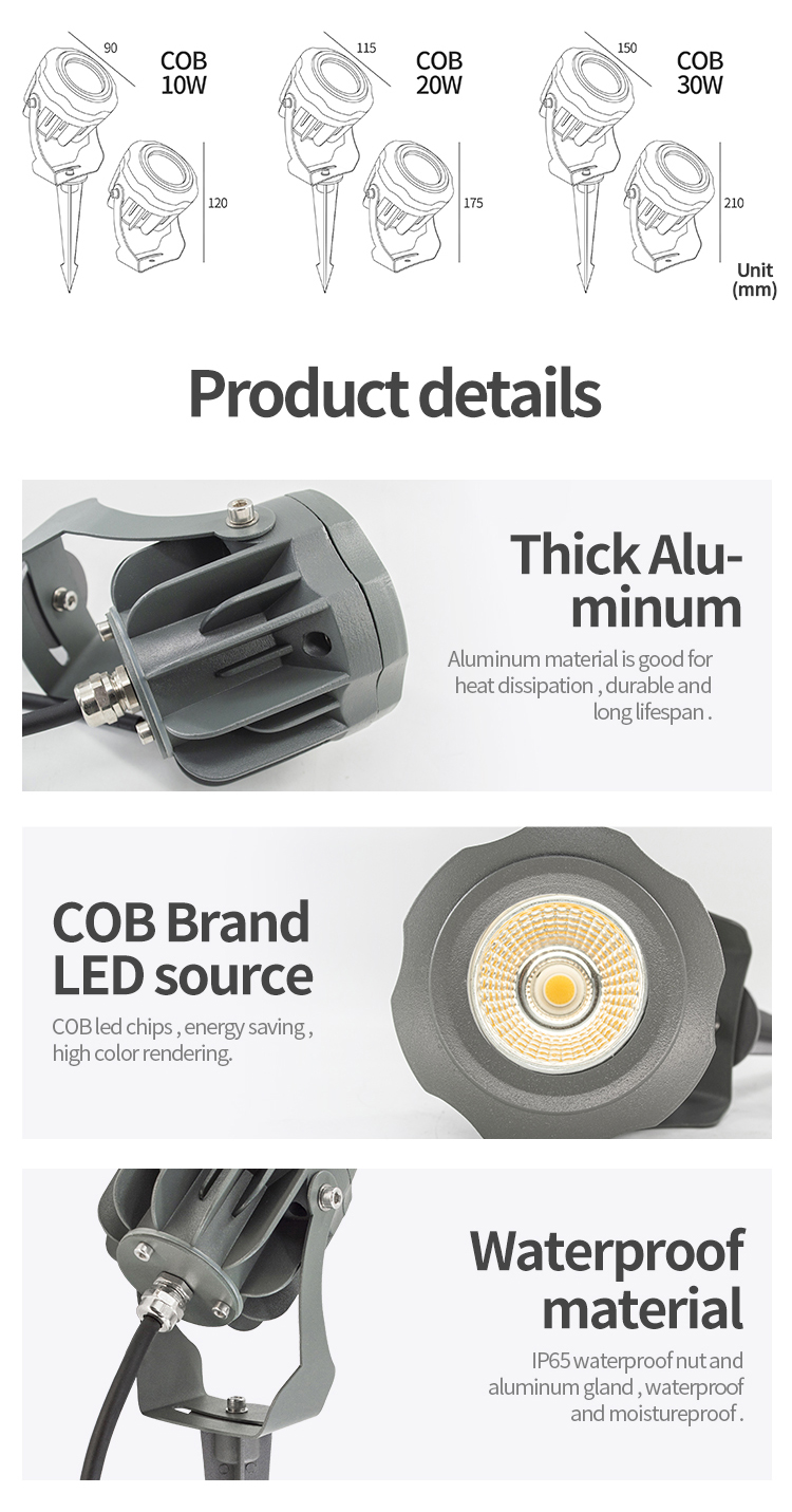 LED Garden Spike Light for Landscape LED Garden Spike Light for Landscape
