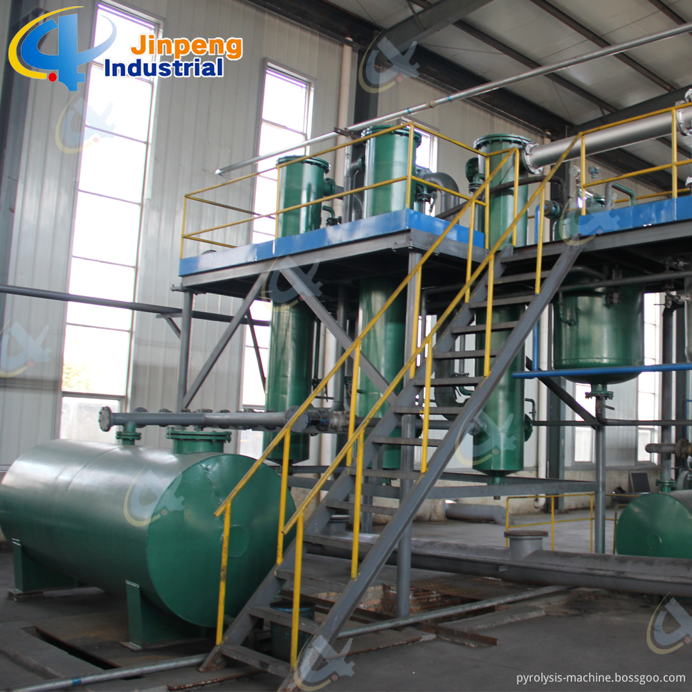 used rubber pyrolysis machine to oil