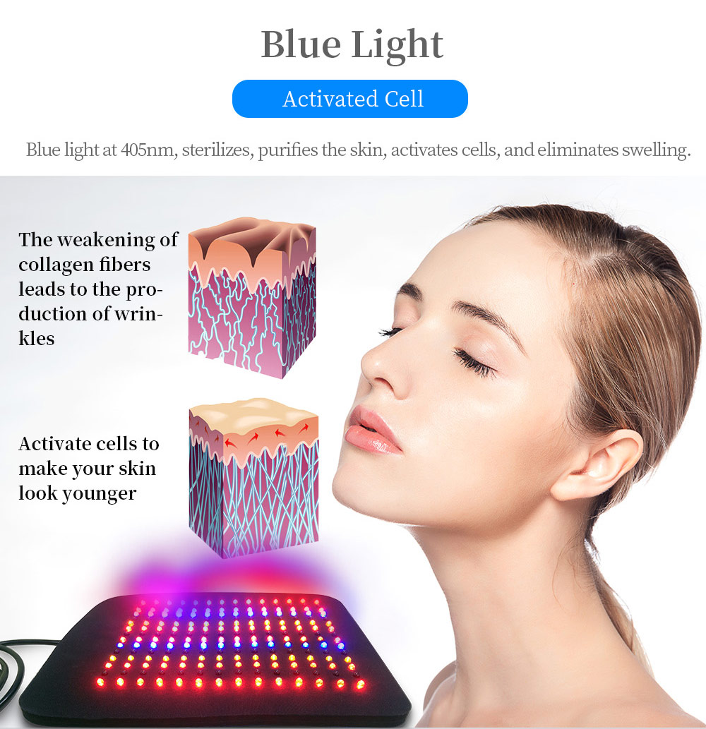 blue light therapy pads