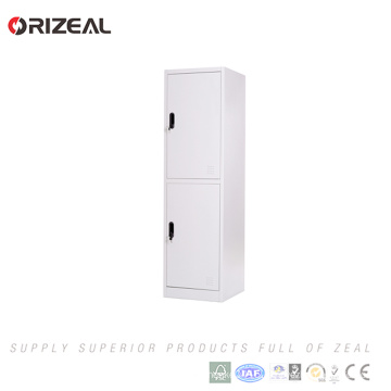 Orizeal Steel School Furniture Double Tier Lockers Cabinet Cheap