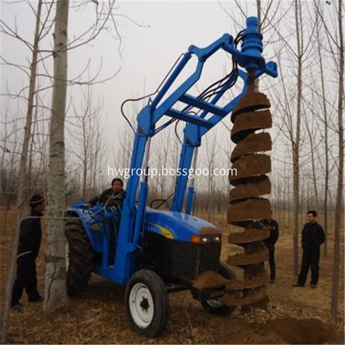 Tractor pile driver6 Tractor pile driver6