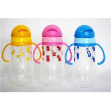 Joyshaker lindo de la botella de agua 380ml para los cabritos, joyshaker de la botella de agua del niño, botella plástica del niño