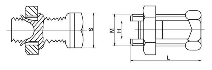 T / J đồng Bolted kẹp T/J Copper Bolted Clamp
