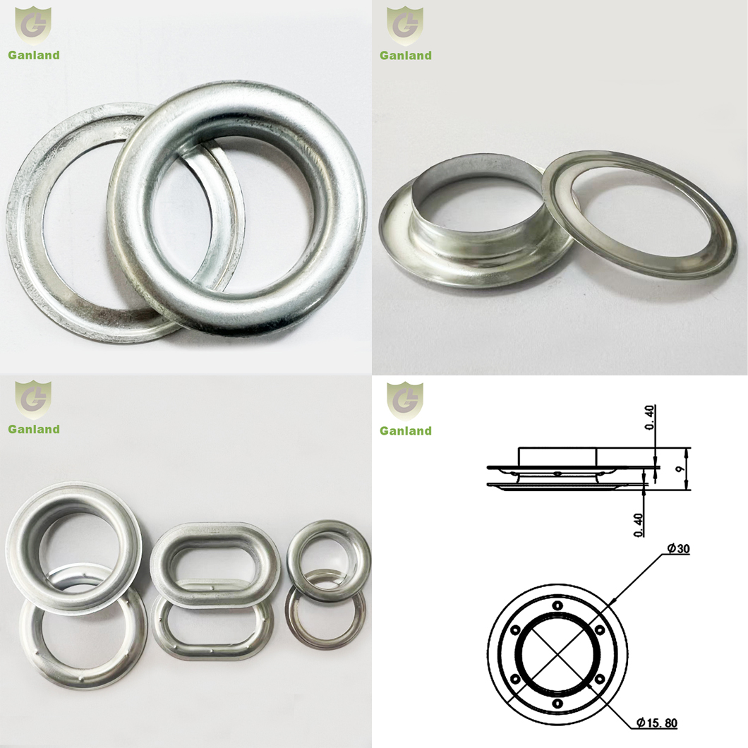 Steel Round Curtain Grommets Steel Round Curtain Grommets