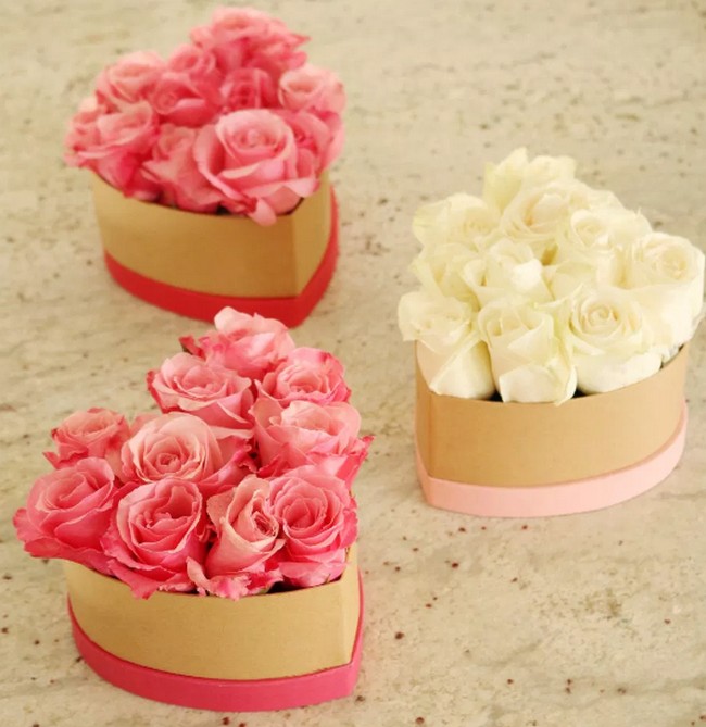 Scatola di carta a forma di cuore Heart Shaped Paper Box