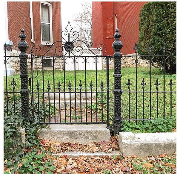 Recinzione decorativa in ferro battuto di arte e artigianato Art And Crafts Decorative Wrought Iron Fencing