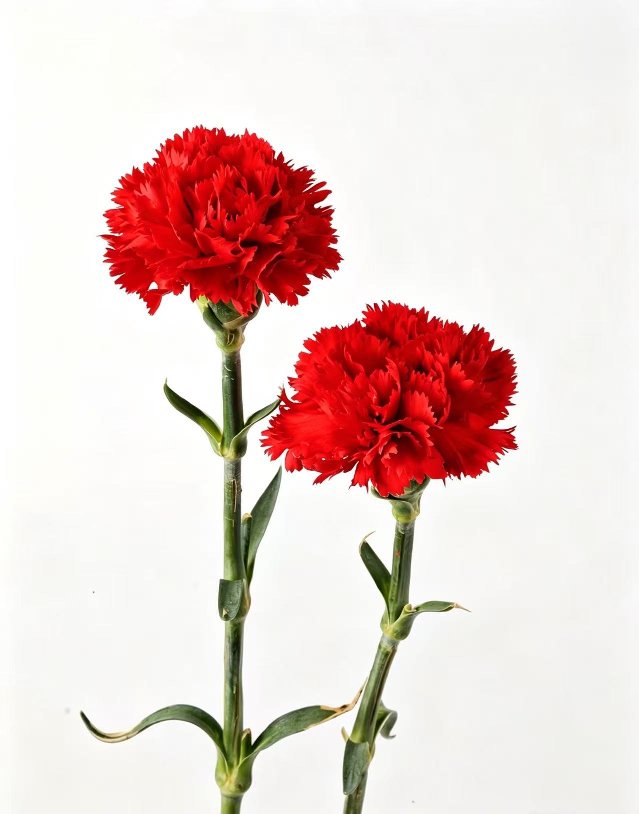 Single-headed Red carnation Single-headed Red carnation