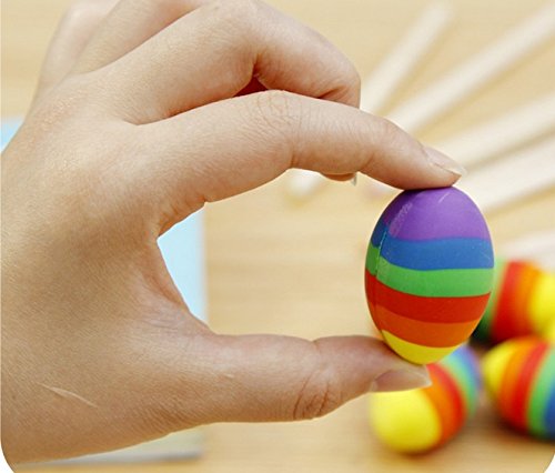Colorful Rainbow Egg Eraser 2 Colorful Rainbow Egg Eraser 2