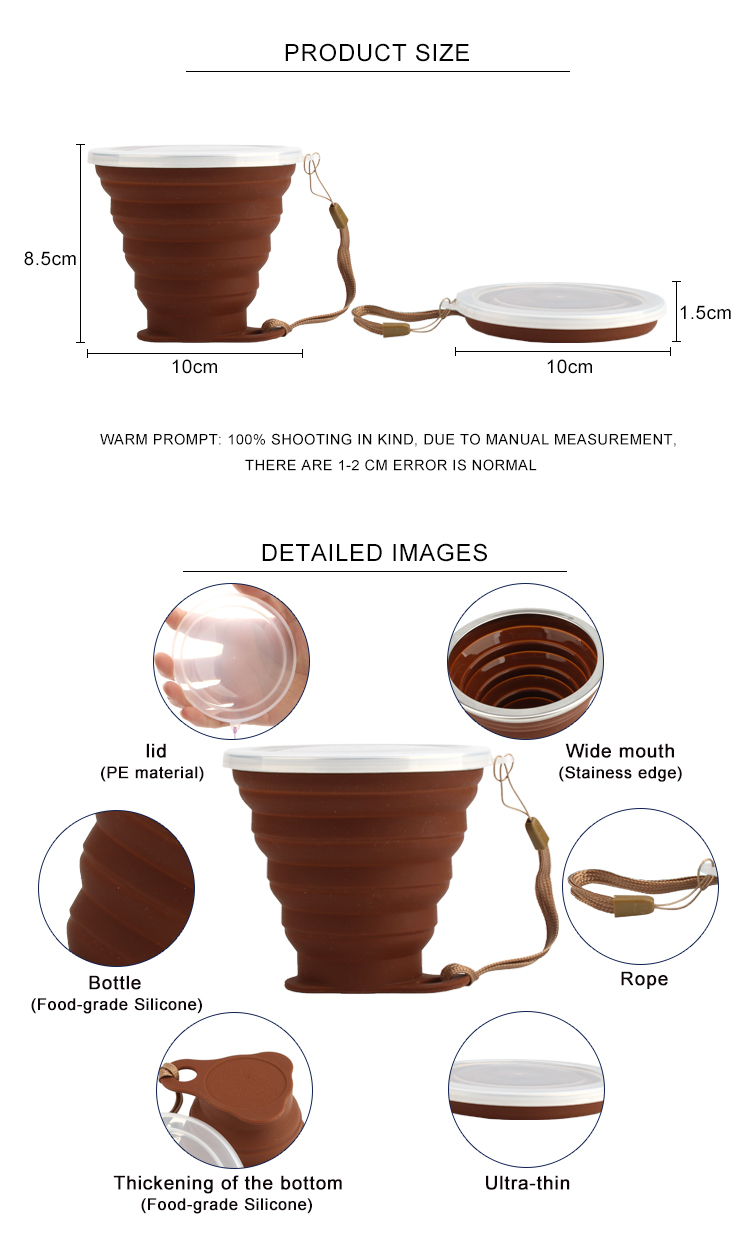 foldable water cup MFZ-J009 foldable water cup MFZ-J009
