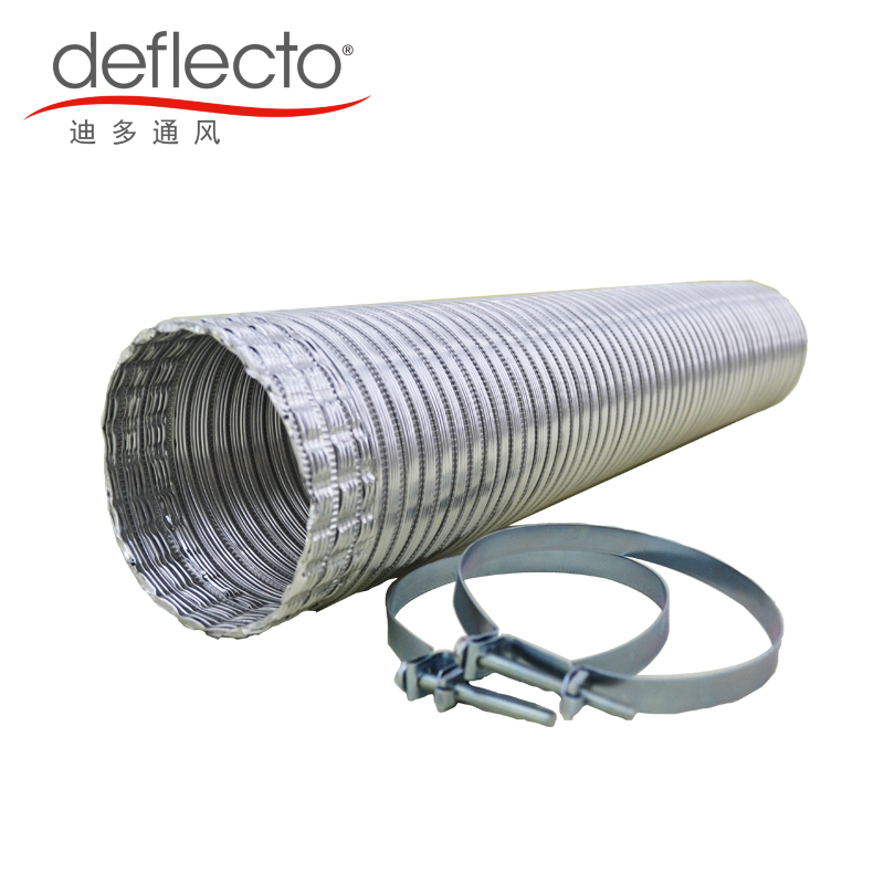 HVAC Systems Parts 4 inch Range Hood Duct Kit Semi Rigid Flexible Duct