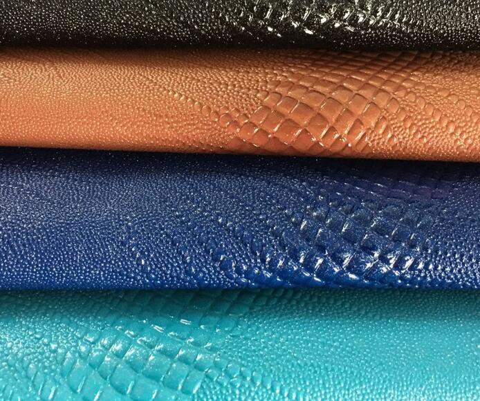 높은 광택 표면 뱀 패턴 PVC 가죽 High glossy surface snake pattern PVC leather