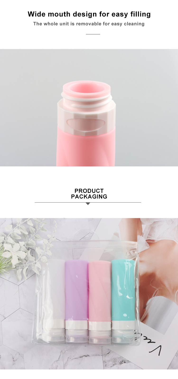 travel silicone bottle MFZ-N009 travel silicone bottle MFZ-N009