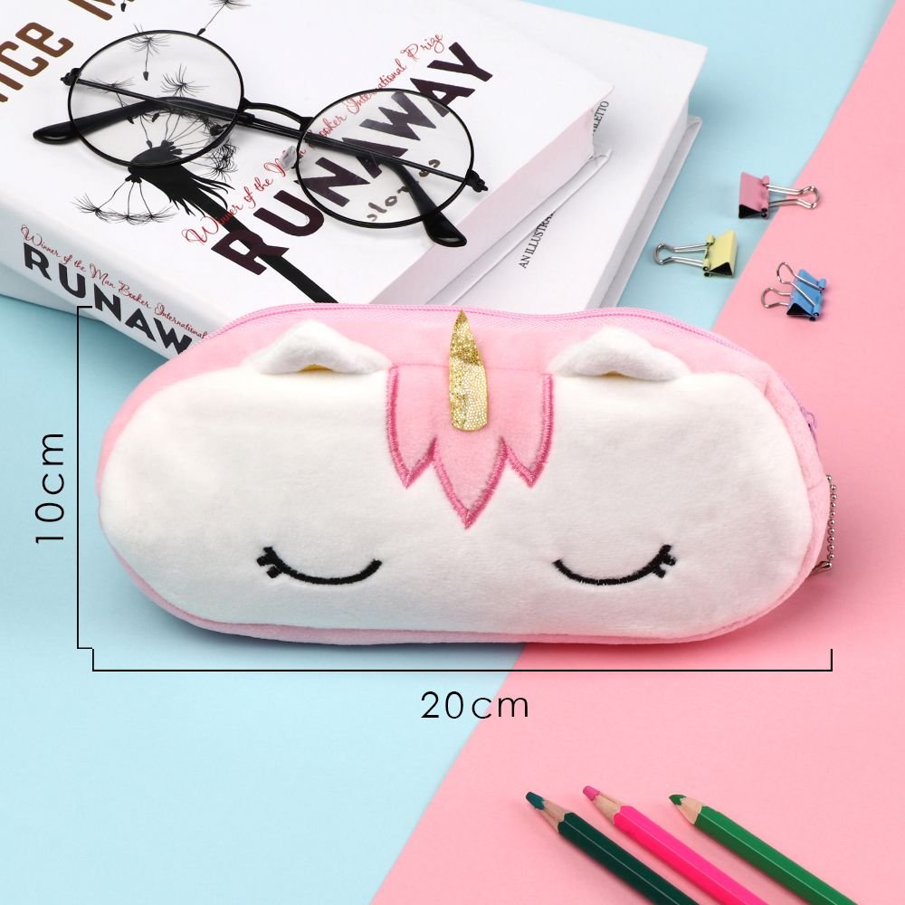Plush Unicorn Pencil Case 2 Plush Unicorn Pencil Case 2