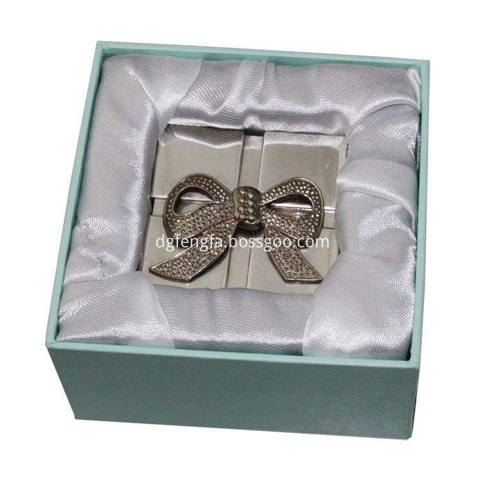 Zinc Alloy Square Jewelry Box