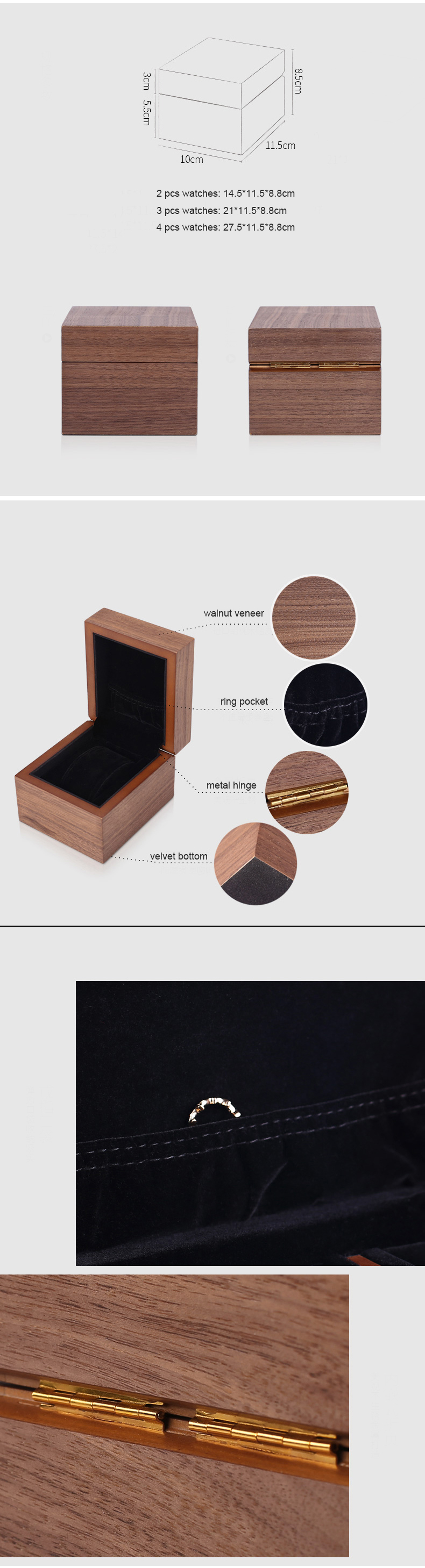 Wooden Watches Gift Packing Box Wooden Watches Gift Packing Box