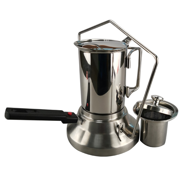 Camping Outside Stainless Steel Sus304 Fire Top Espresso Coffee Maker And Tea Pot1 Camping Outside Stainless Steel Sus304 Fire Top Espresso Coffee Maker And Tea Pot1
