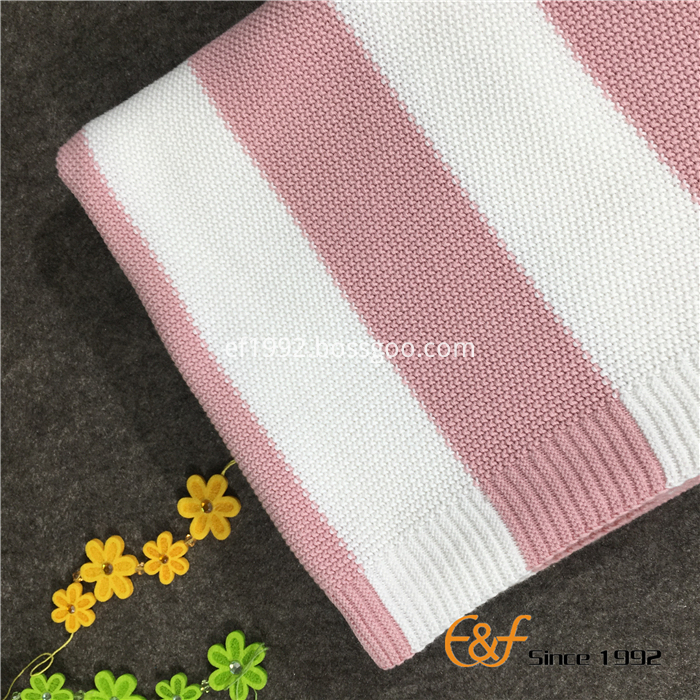 cotton knitted blanket cotton knitted blanket